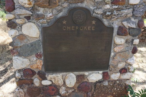 [Picture of Cherokee Plaque]
